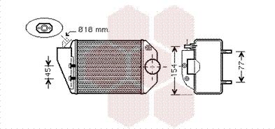 Van Wezel 58004221 - Intercooler, hladnjak www.molydon.hr