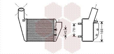 Van Wezel 58004222 - Intercooler, hladnjak www.molydon.hr