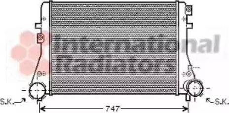 TEMPEST TP.15.96.715 - Intercooler, hladnjak www.molydon.hr