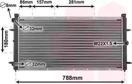 Ava Quality Cooling VWA2114 - Hladnjak, hladjenje motora www.molydon.hr