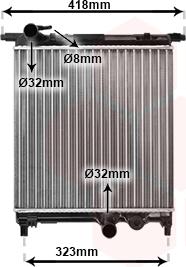 Van Wezel 58002325 - Hladnjak, hladjenje motora www.molydon.hr