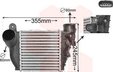 Van Wezel 58014200 - Intercooler, hladnjak www.molydon.hr