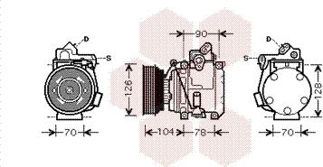 Van Wezel 5300K441 - Kompresor, klima-Uređaj www.molydon.hr