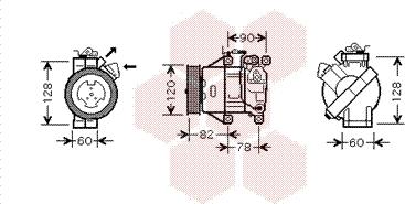 Van Wezel 5300K479 - Kompresor, klima-Uređaj www.molydon.hr