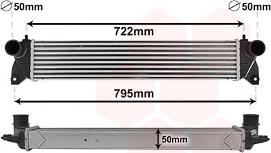 Van Wezel 52004701 - Intercooler, hladnjak www.molydon.hr