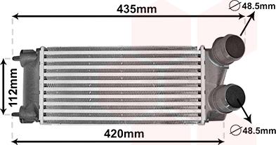 Van Wezel 09014705 - Intercooler, hladnjak www.molydon.hr