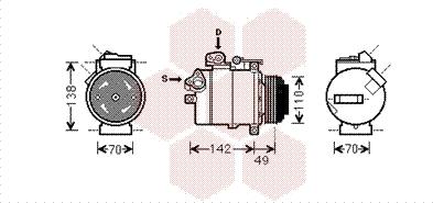 Van Wezel 0600K389 - Kompresor, klima-Uređaj www.molydon.hr