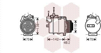 Van Wezel 0600K386 - Kompresor, klima-Uređaj www.molydon.hr