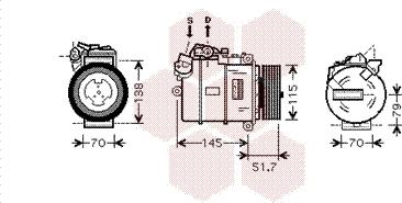 Van Wezel 0600K329 - Kompresor, klima-Uređaj www.molydon.hr