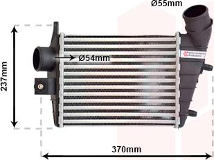 Van Wezel 01004085 - Intercooler, hladnjak www.molydon.hr