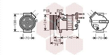 Van Wezel 0100K106 - Kompresor, klima-Uređaj www.molydon.hr