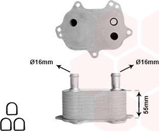 Van Wezel 03013718 - Uljni hladnjak, ulje za motor www.molydon.hr