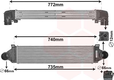 Van Wezel 18004481 - Intercooler, hladnjak www.molydon.hr