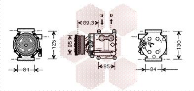 Van Wezel 1800K402 - Kompresor, klima-Uređaj www.molydon.hr