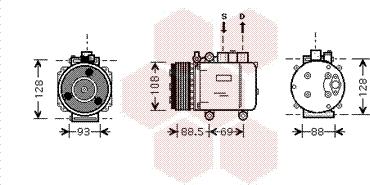 Van Wezel 1800K174 - Kompresor, klima-Uređaj www.molydon.hr