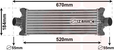 Van Wezel 18014710 - Intercooler, hladnjak www.molydon.hr