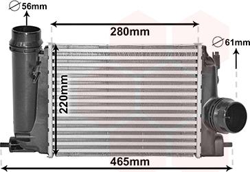 Van Wezel 13014703 - Intercooler, hladnjak www.molydon.hr