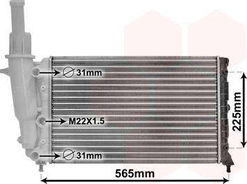 Van Wezel 17002139 - Hladnjak, hladjenje motora www.molydon.hr