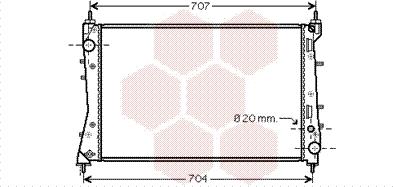 Van Wezel 17002359 - Hladnjak, hladjenje motora www.molydon.hr