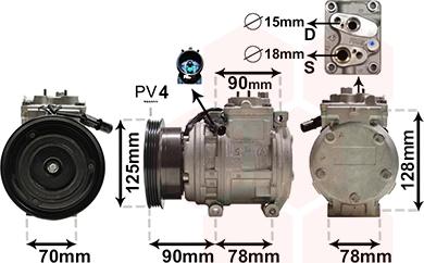 Van Wezel 8300K178 - Kompresor, klima-Uređaj www.molydon.hr