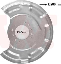 Van Wezel 8323374 - ANKER PLOČA | Lim za zaštitu od prskanja, kočioni disk www.molydon.hr