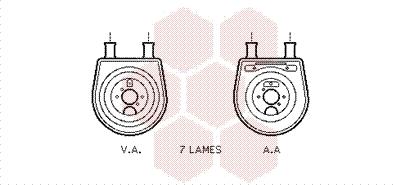 Van Wezel 82003154 - Uljni hladnjak, ulje za motor www.molydon.hr