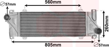 Van Wezel 30004448 - Intercooler, hladnjak www.molydon.hr