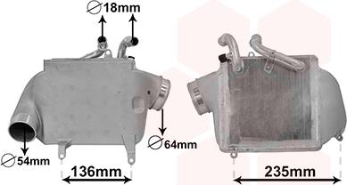 Van Wezel 30014702 - Intercooler, hladnjak www.molydon.hr