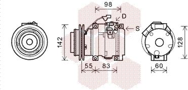 Van Wezel 3200K219 - Kompresor, klima-Uređaj www.molydon.hr