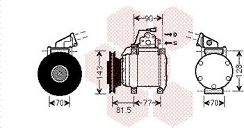 Van Wezel 3200K216 - Kompresor, klima-Uređaj www.molydon.hr