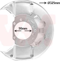 Van Wezel 3768371 - ANKER PLOČA | Lim za zaštitu od prskanja, kočioni disk www.molydon.hr