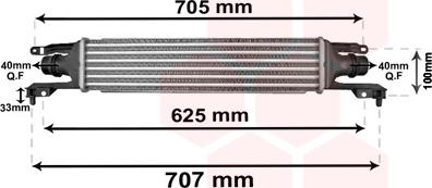 Van Wezel 37004421 - Intercooler, hladnjak www.molydon.hr