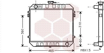 Van Wezel 37002027 - Hladnjak, hladjenje motora www.molydon.hr