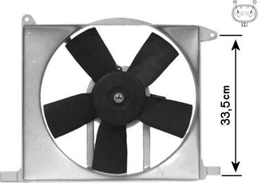 Van Wezel 3734746 - Ventilator, hladjenje motora www.molydon.hr