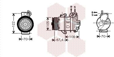 Van Wezel 2900K009 - Kompresor, klima-Uređaj www.molydon.hr