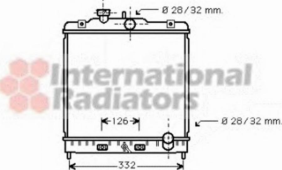 Van Wezel 25002120 - Hladnjak, hladjenje motora www.molydon.hr