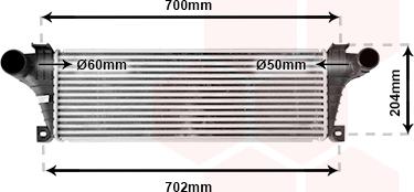 Van Wezel 28004021 - Intercooler, hladnjak www.molydon.hr