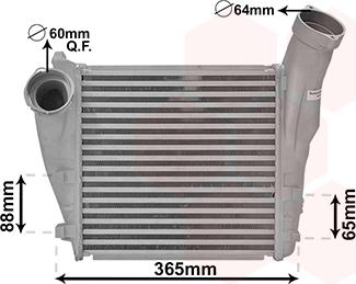 Van Wezel 74004057 - Intercooler, hladnjak www.molydon.hr