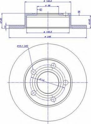 VEMA 98572 - Kočioni disk www.molydon.hr