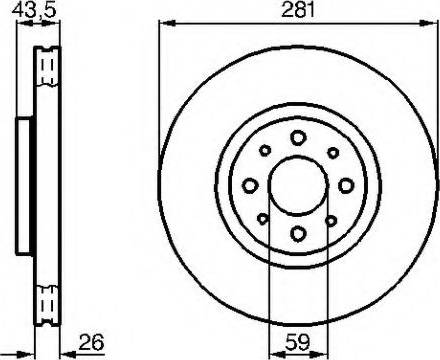 VEMA 98255 - Kočioni disk www.molydon.hr