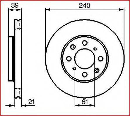 VEMA 98742 - Kočioni disk www.molydon.hr