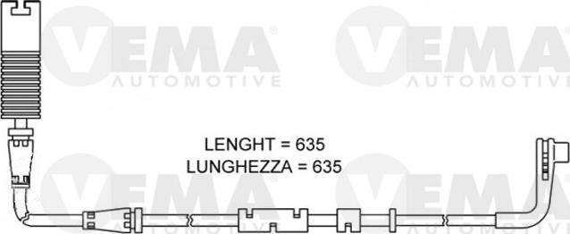 VEMA 117465 - Signalni kontakt, trosenje kočione plocice www.molydon.hr