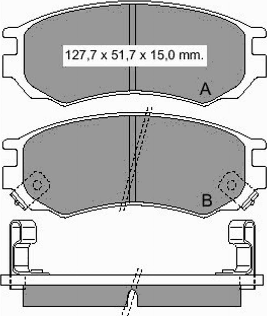 VEMA 834990 - Komplet Pločica, disk-kočnica www.molydon.hr