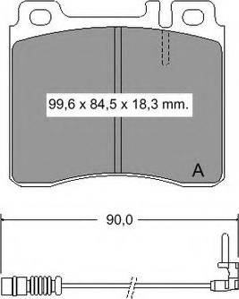 VEMA 834970 - Komplet Pločica, disk-kočnica www.molydon.hr