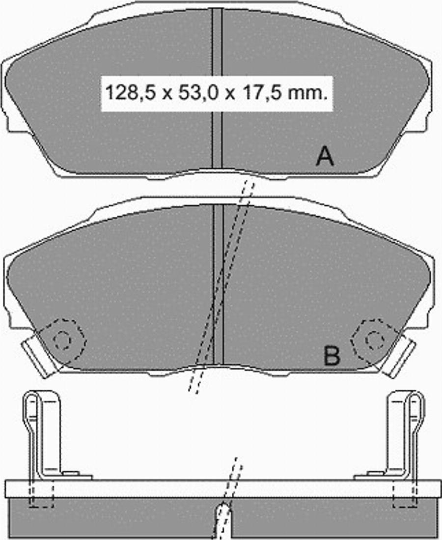 VEMA 834550 - Komplet Pločica, disk-kočnica www.molydon.hr