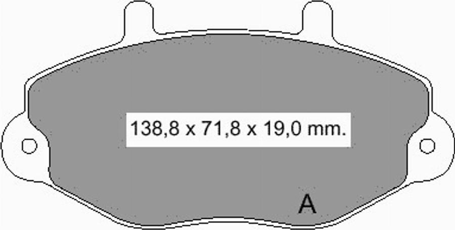 VEMA 834621 - Komplet Pločica, disk-kočnica www.molydon.hr