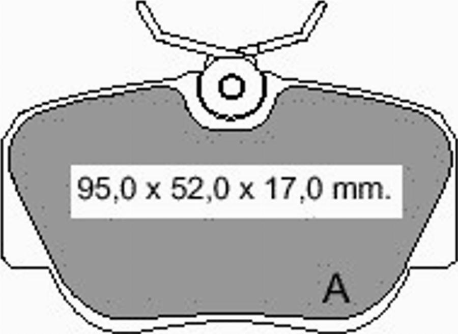 VEMA 834040 - Komplet Pločica, disk-kočnica www.molydon.hr