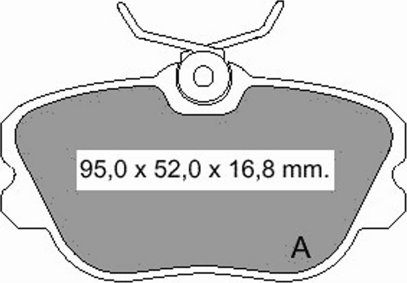 VEMA 834010 - Komplet Pločica, disk-kočnica www.molydon.hr