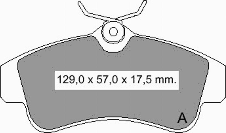 VEMA 834130 - Komplet Pločica, disk-kočnica www.molydon.hr