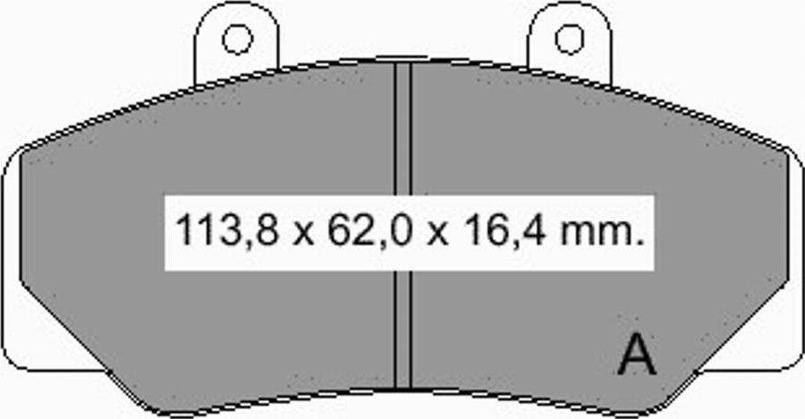 VEMA 834170 - Komplet Pločica, disk-kočnica www.molydon.hr